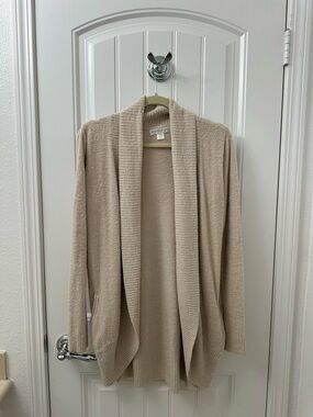 Barefoot Dreams CozyChic Light Beige Cardigan